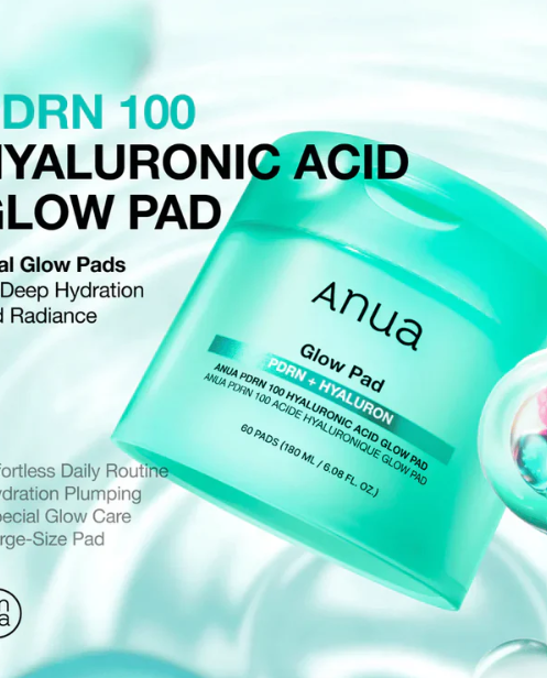 Anua - PDRN 100 Hyaluronic Acid Glow Pad (60 pads)